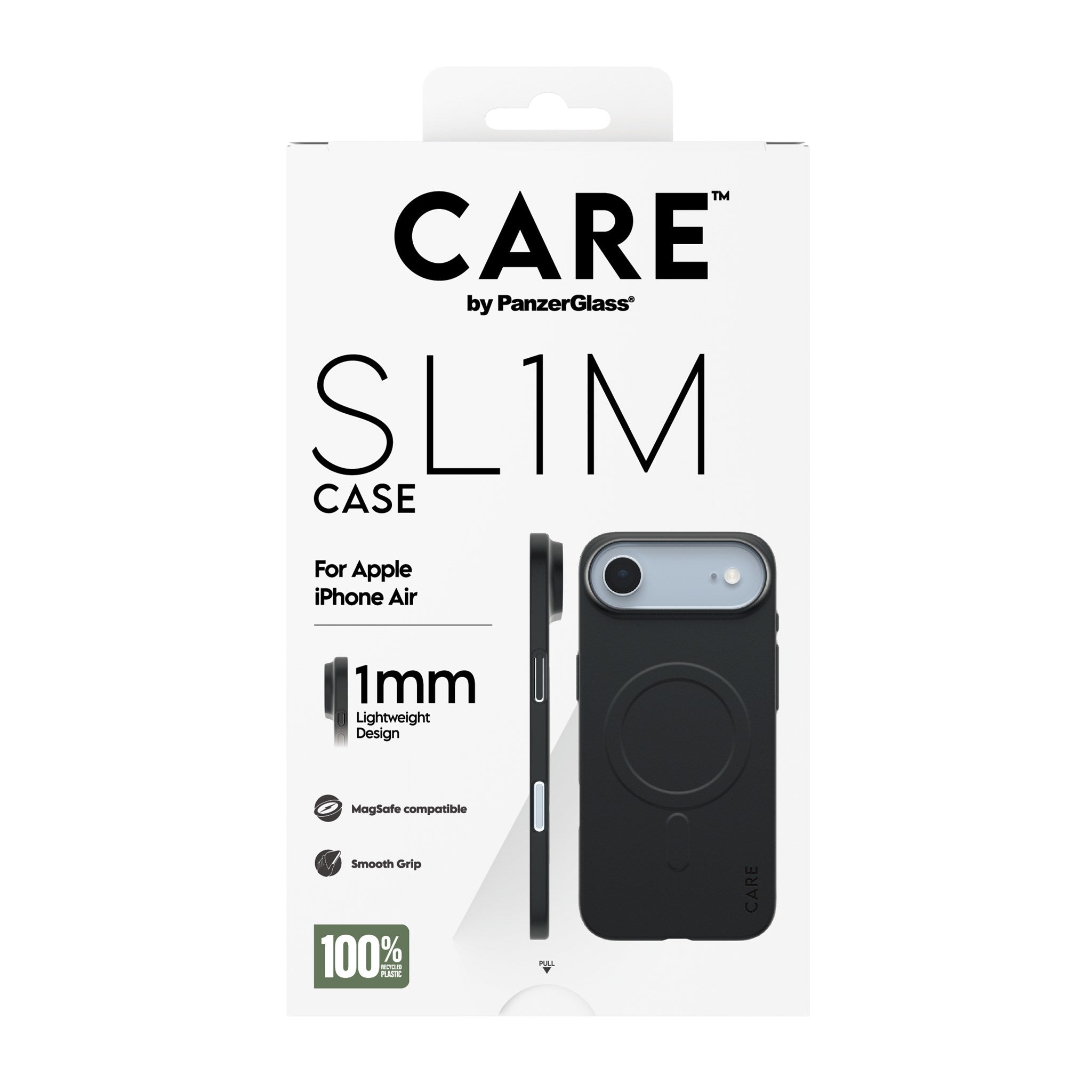 CARE™ by PanzerGlass® SL1M Case Black w. MagSafe iPhone Air